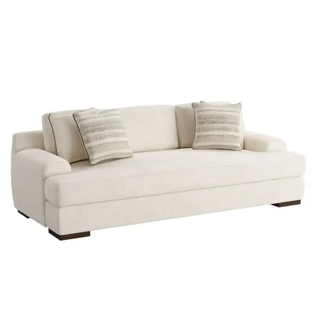 Bernhardt Andie Leather Sofa 