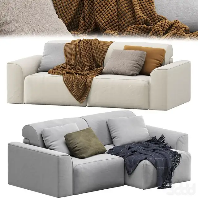 Corner Sofa Baivin Soft Light by Divan.ru 