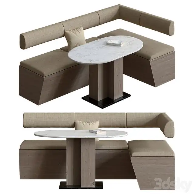 Corner sofa for the kitchen 