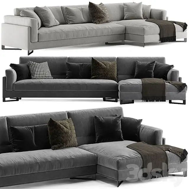 DAVIS IN L sofa by Frigerio Salotti 