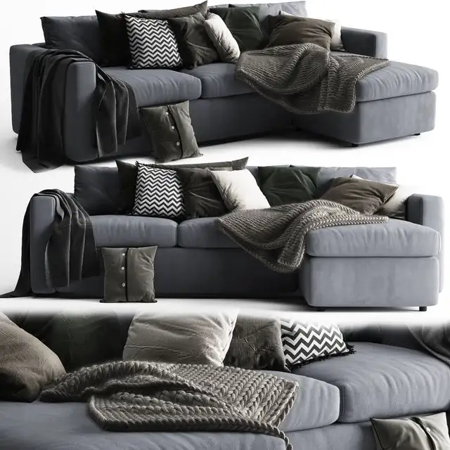Ikea Vimle Sofa 3 Seats Chaise Longue 