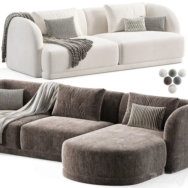 Miles sofa by Naduvi 