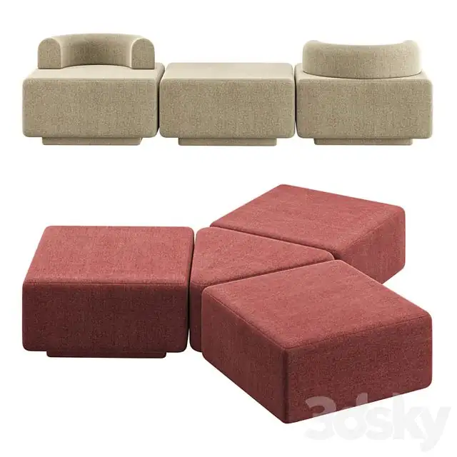 Modular Pouf Plump 