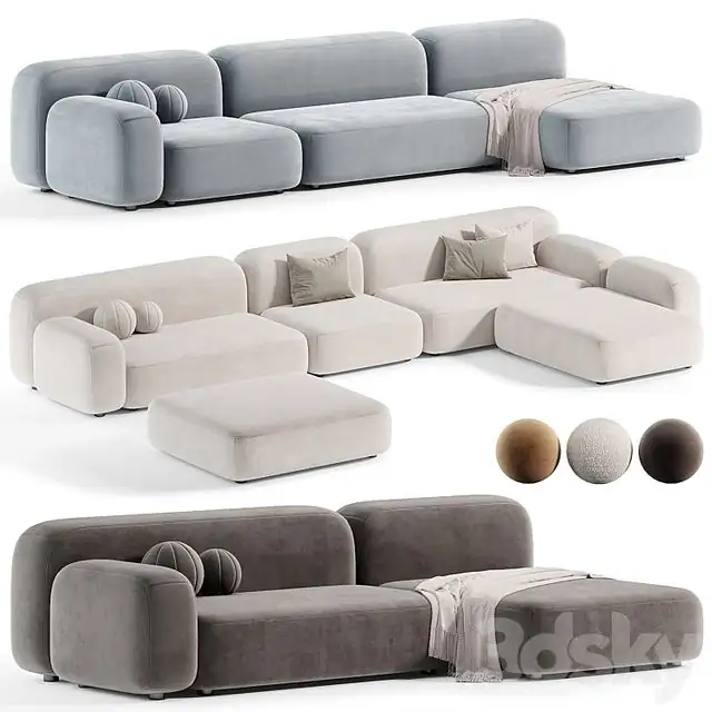 Modular Sofa Ribble-3 by Divan 