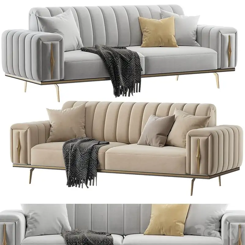 Natura Split Three-Seat Sofa 