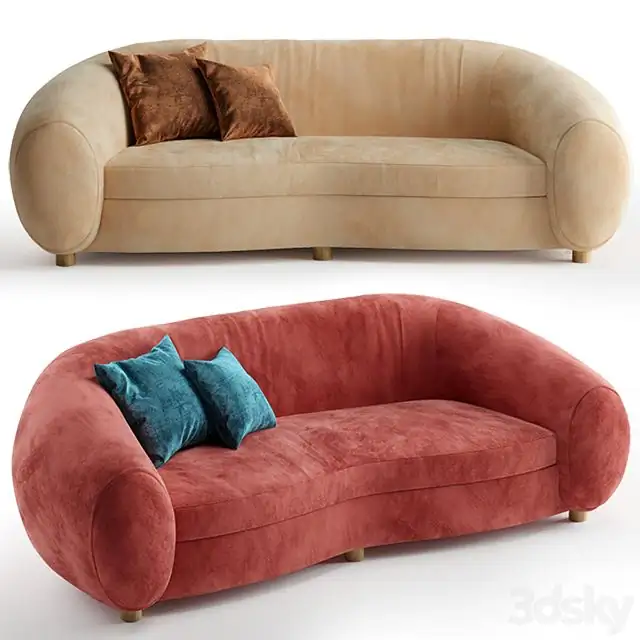 Polar bear sofa Design jean royere 