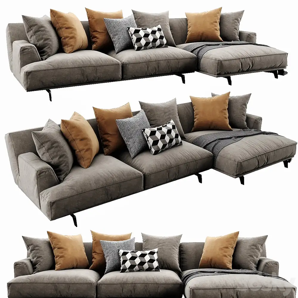Poliform Tribeca Chaise Lounge 