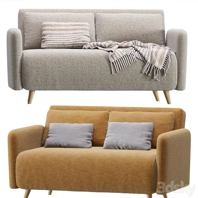Sofa Kusken Vertical Lavender 