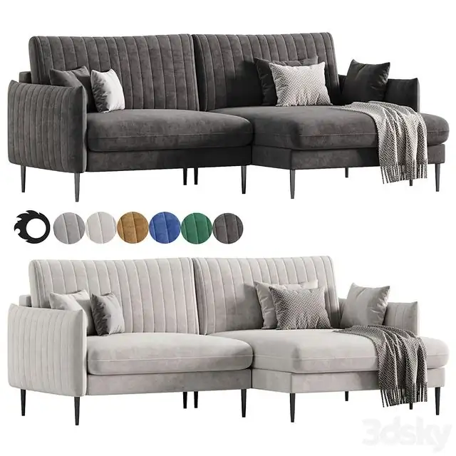 Svaut velvet Sofa 