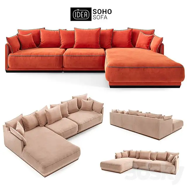 The IDEA Modular Sofa SOHO (item 801-805-812) 