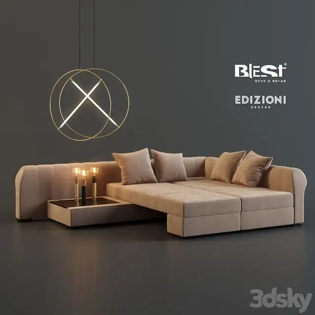 Tradition sofa with Edizioni design 