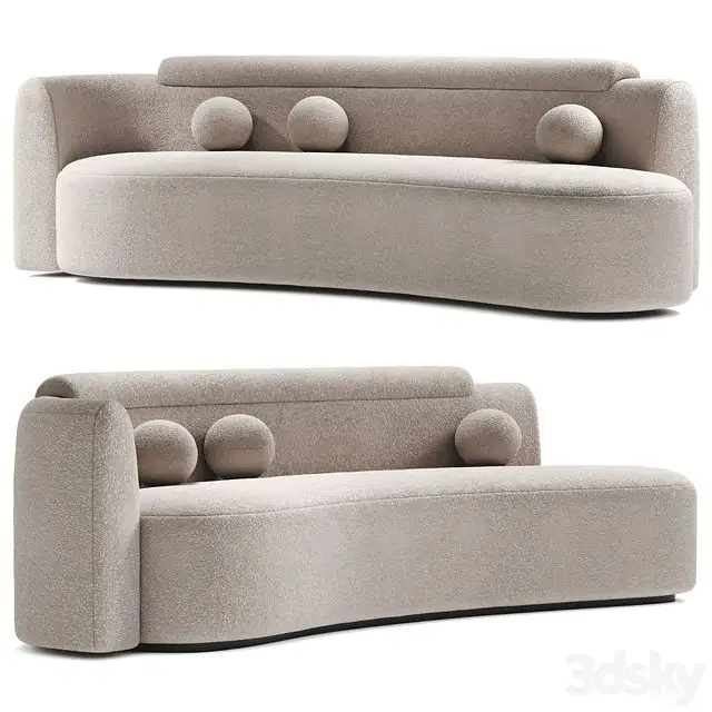Wave sofa by Daniel Boddam 