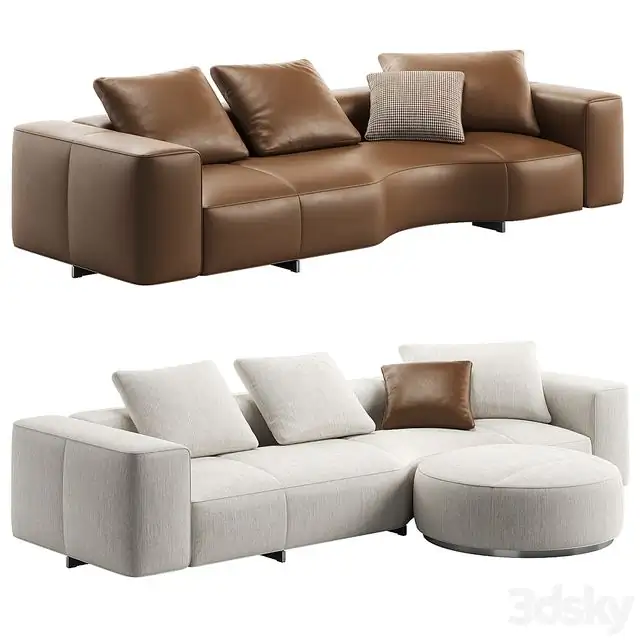 Yves Sofa 04 by Minotti 