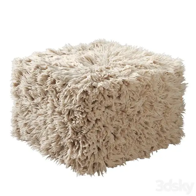Wool pouf, Carito 