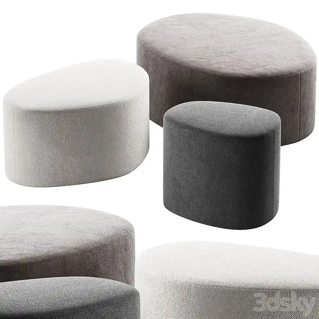 284 seating pouf Swole Ottoman by bludot 00 