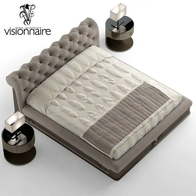 Bed visionnaire chester laurence (with decor) 