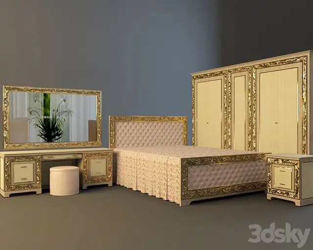 Bedroom Charlotte by Italian manufacturer Asnaghi 