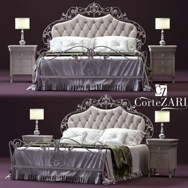 CorteZARI OLIMPIA Double Bed 