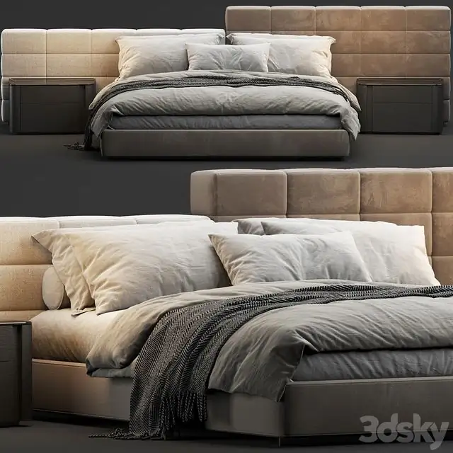 Minotti lawrence bed 
