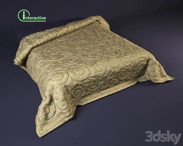 Quilted bedspread 