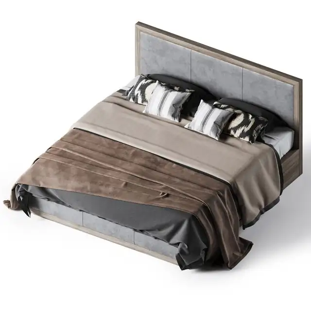 Restoration Hardware Kempton fabric platform bed 