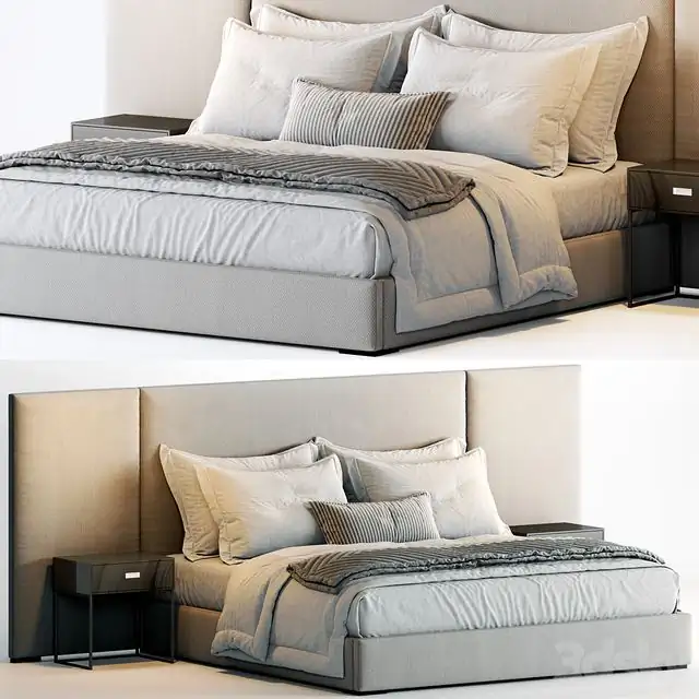 RH Modena Non Tufted Extended Bed 
