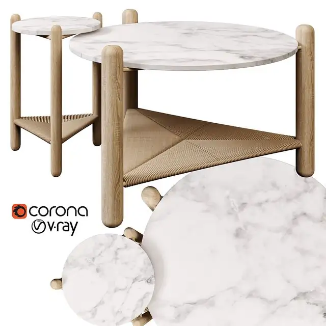Captain's Table White 