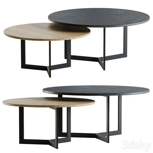 TREKU KABI Wooden coffee table 