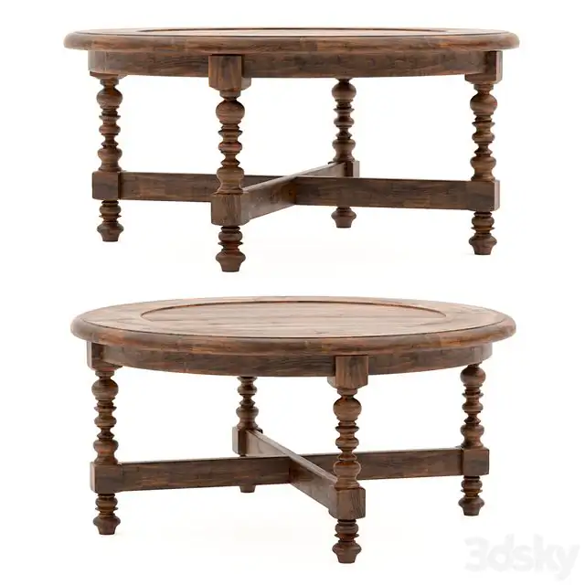 Uttermost Samuelle Reclaimed Wood Coffee Table 