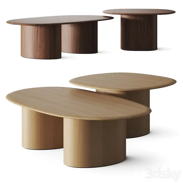 West Elm Organic Modular Coffee Tables 