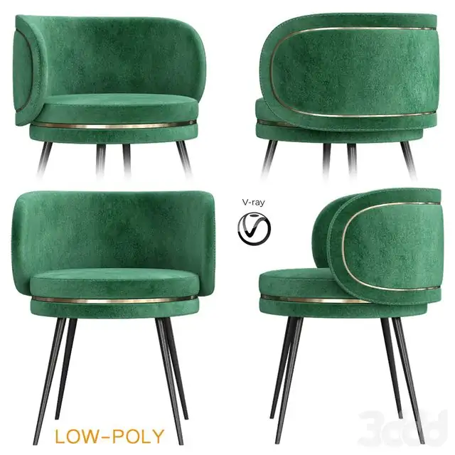 Best Upholstery chair (low poly) 