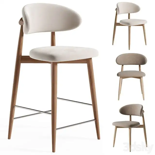 Chair polubarnyy Lucas latte Bar Chair 