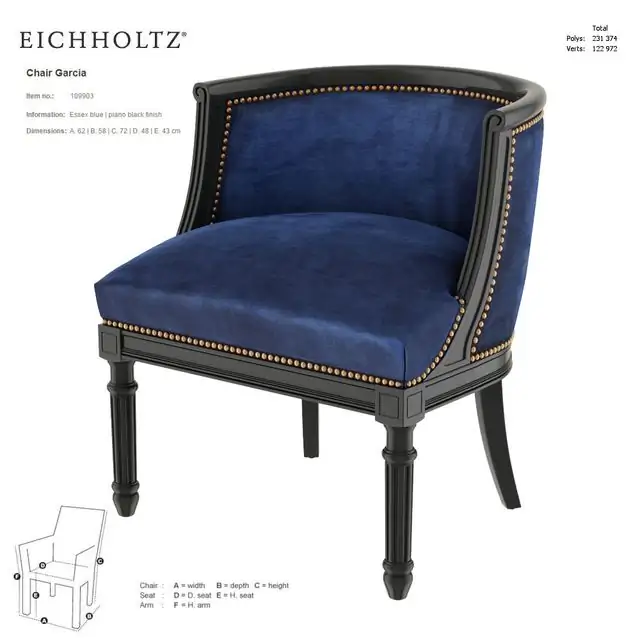 EICHHOLTZ Chair Garcia 109903 