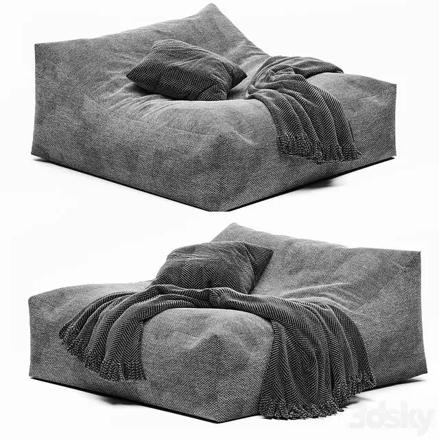 Frameless recliner chair 