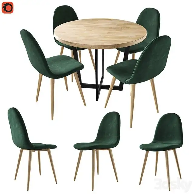 Haller table Light chair Valencia 