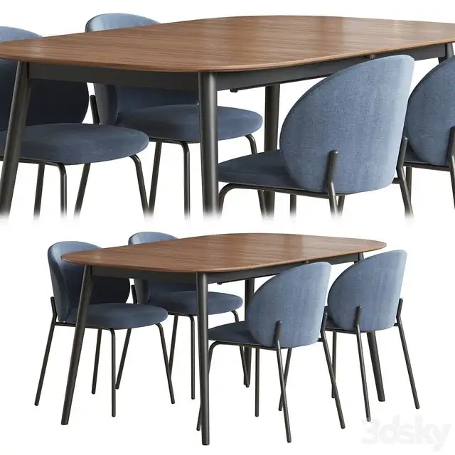 Kingston table Princeton chair Boconcept 