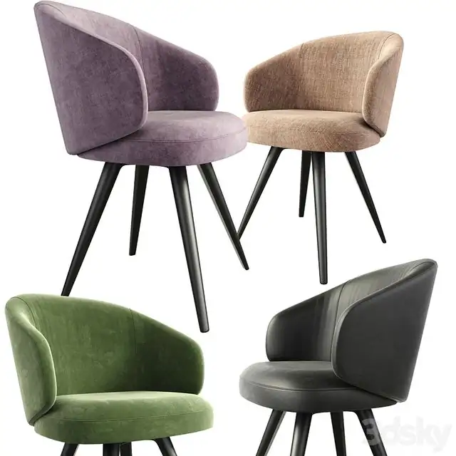 Lema Dining Chair With Solid Base 