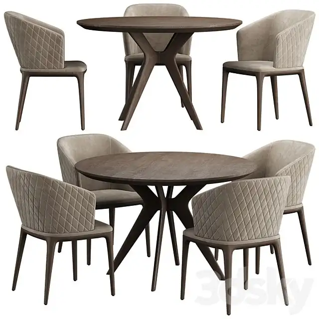LOUISE Chair Clark Table 