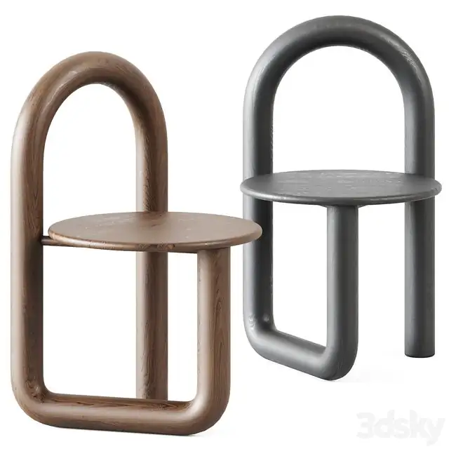 Mono Chair in Ebonized Ash by Objects & Ideas 