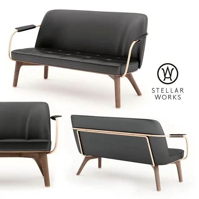 Stellarworks – Utility Lounge Chair Two Seater 