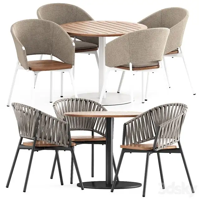 STEM 003 table, PIPER 022, 122 by Roda 