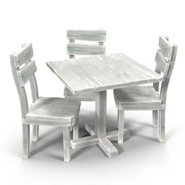 Table and chair 