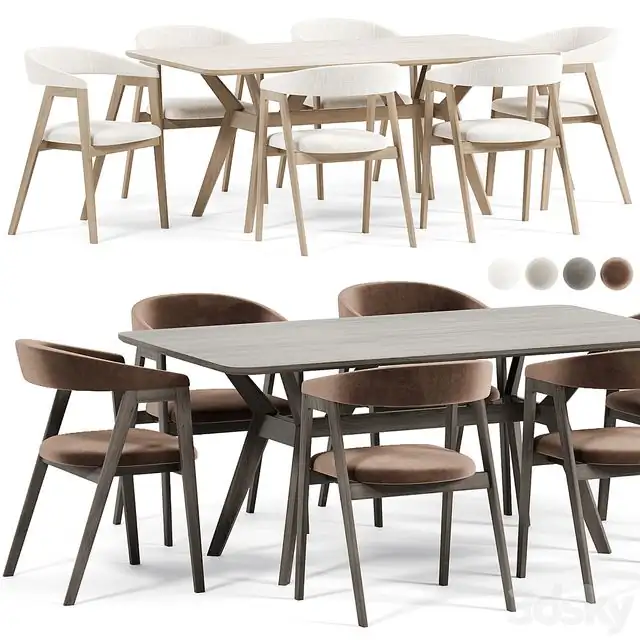 Trevor Chair, Webstr Table 