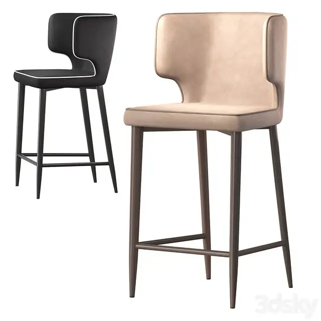 Semi-bar chair Mateo from Stoolgroup 