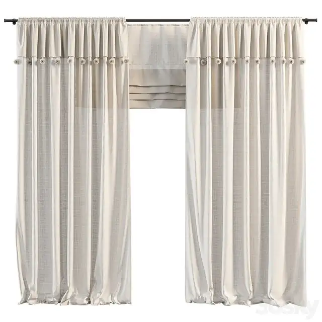 Curtains for the children`s room 