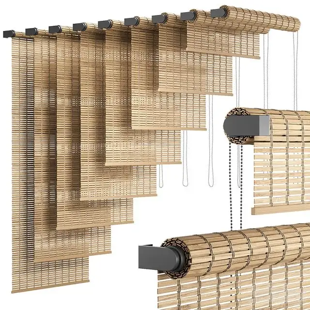 Wooden roller blinds 3 