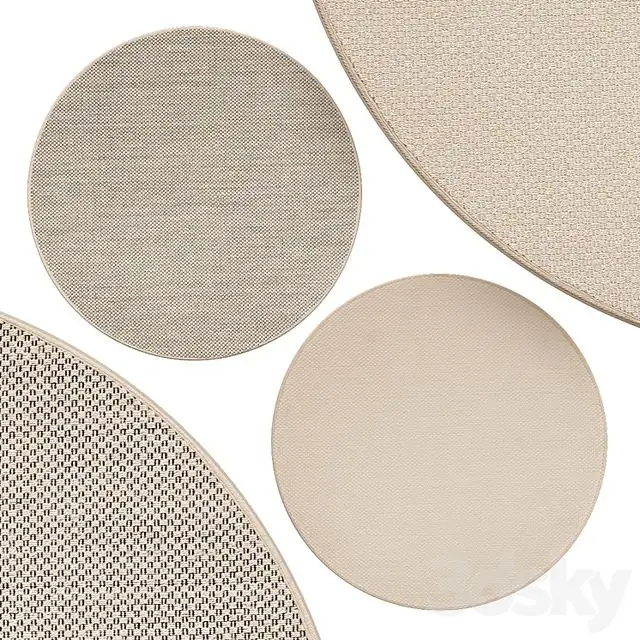 Circle rugs No 238 