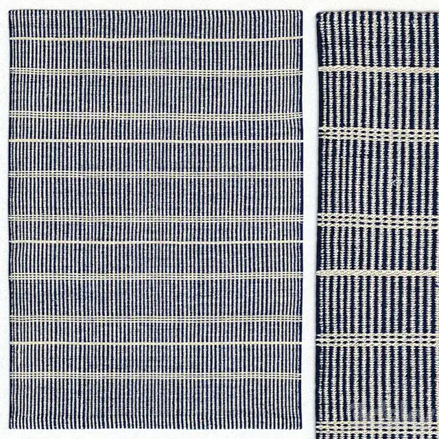 Dash & Albert Samson Navy Rug Carpet 