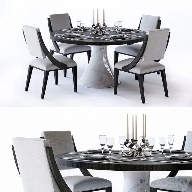 Bernhardt Decorage Dining Set (round table) 