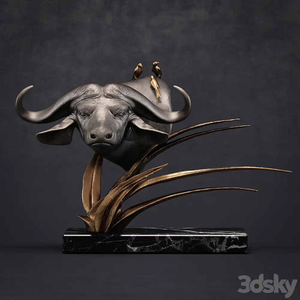 Buffalo Sculpture 